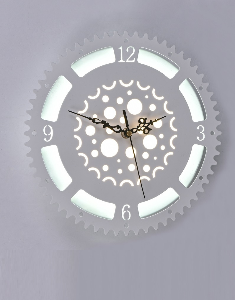 Часы с LED подсветкой 23вт 6245-23W White