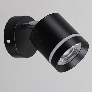 Спот 51678/1 BK+CR черный/хром 1x10W LED 6000K, KQS20 Спот 51678/1 BK+CR черный/хром 1x10W LED 6000K, KQS20
