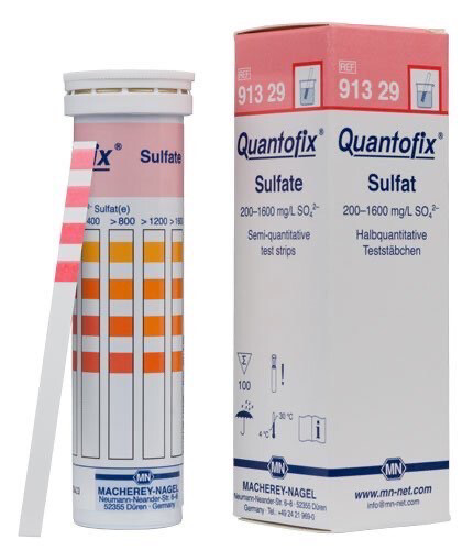 Macherey-Nagel, 91329, Quantofix Sulfate, Box Of 100 Strips