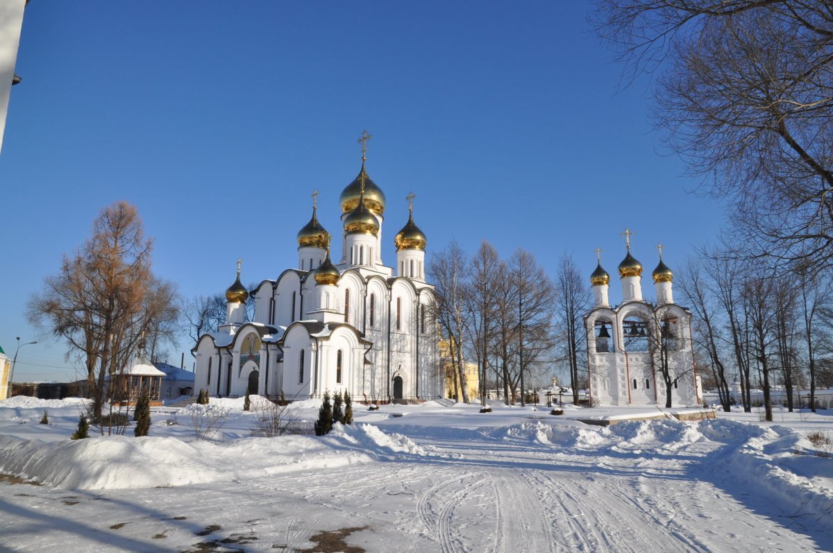 Никитский мужской монастырь Переславль Залесский зима