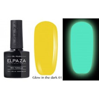 Гель-лак Elpaza glow in the dark 01, 10 мл