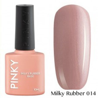 Камуфлирующая база Pinky rubber base milky 14, 10мл