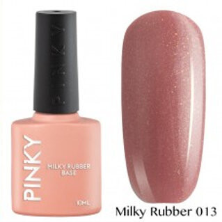 Камуфлирующая база Pinky rubber base milky 13,10 мл