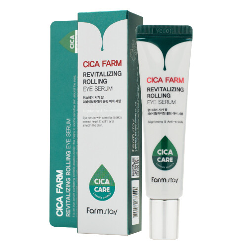 СЫВОРОТКА ДЛЯ ВЕК И ГЛАЗ CICA FARM REVITALIZING ROLLING EYE SERUM, 25мл