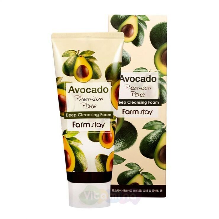 ПЕНКА ОЧИЩАЮЩАЯ ДЛЯ ЛИЦА С ЭКСТРАКТОМ АВОКАДО AVOCADO CLEANSING FOAM, 180 мл