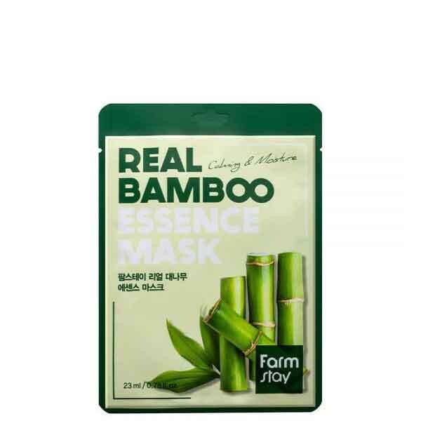 МАСКА ТКАНЕВАЯ ДЛЯ ЛИЦА С ЭКСТРАКТОМ БАМБУКА REAL BAMBOO ESSENCE MASK, 23мл