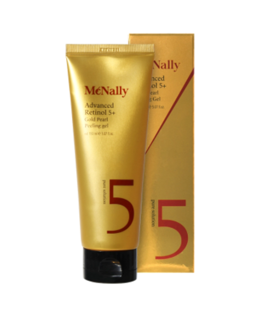 ПИЛИНГ-ГЕЛЬ С РЕТИНОЛОМ И ЖЕМЧУГОМ ADVANCED RETINOL 5+GOLD PEARL PEELING GEL, 150 МЛ, MCNALLY